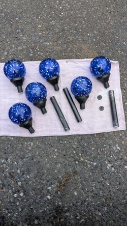 Garden globe lights
