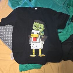 Brand New Extra Small Kids Minecraft Chicken Jockey T-Shirt – 100% Cotton, Black T