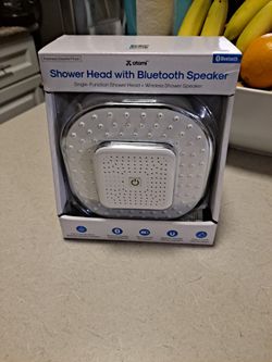 Shower Head With Bluetooth Speaker