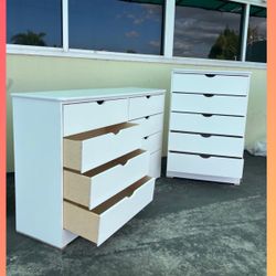 5 and 8 drawers dresser/ Five and eight drawers dresser