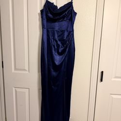 Windsor Formal Satin Embroidered Dress