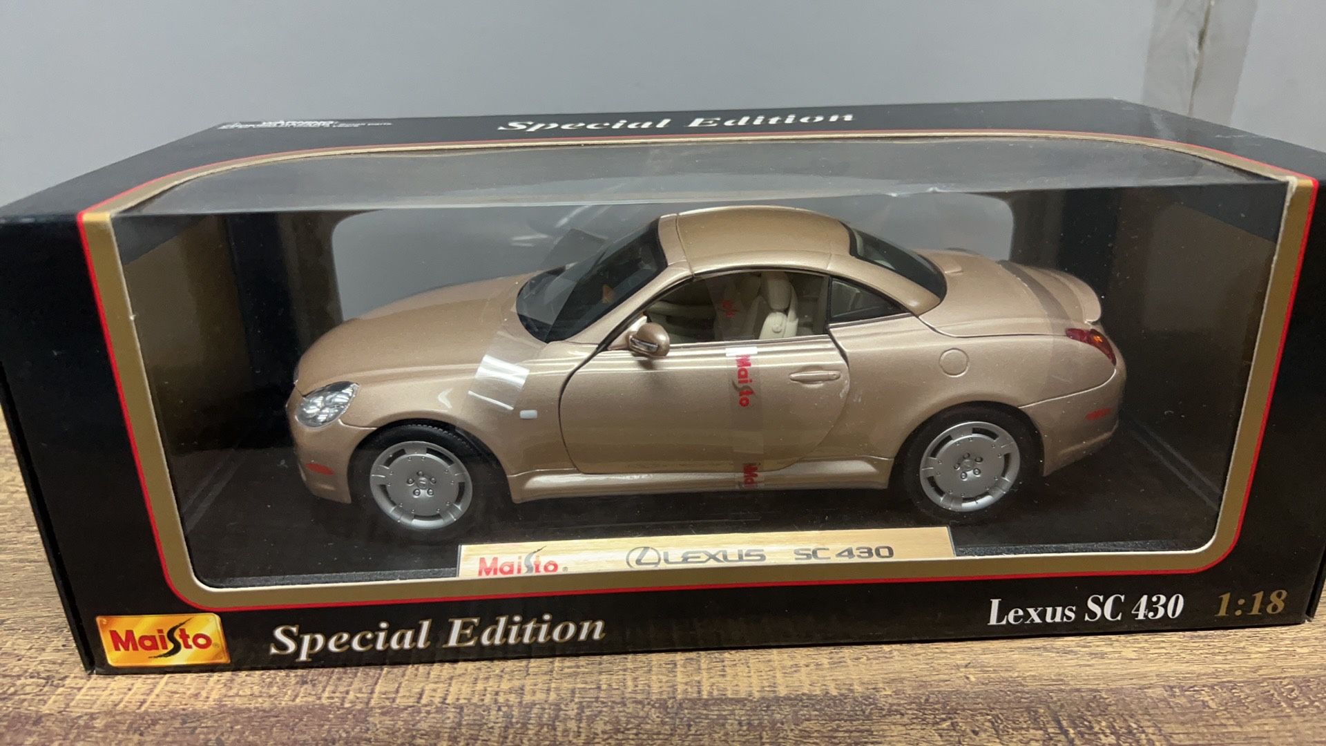 激レア 1/18 Maisto Lexus SC430 シャンパンゴールド Lexus Sc430 Convertible 1:18 Scale Die Cast | eBay
