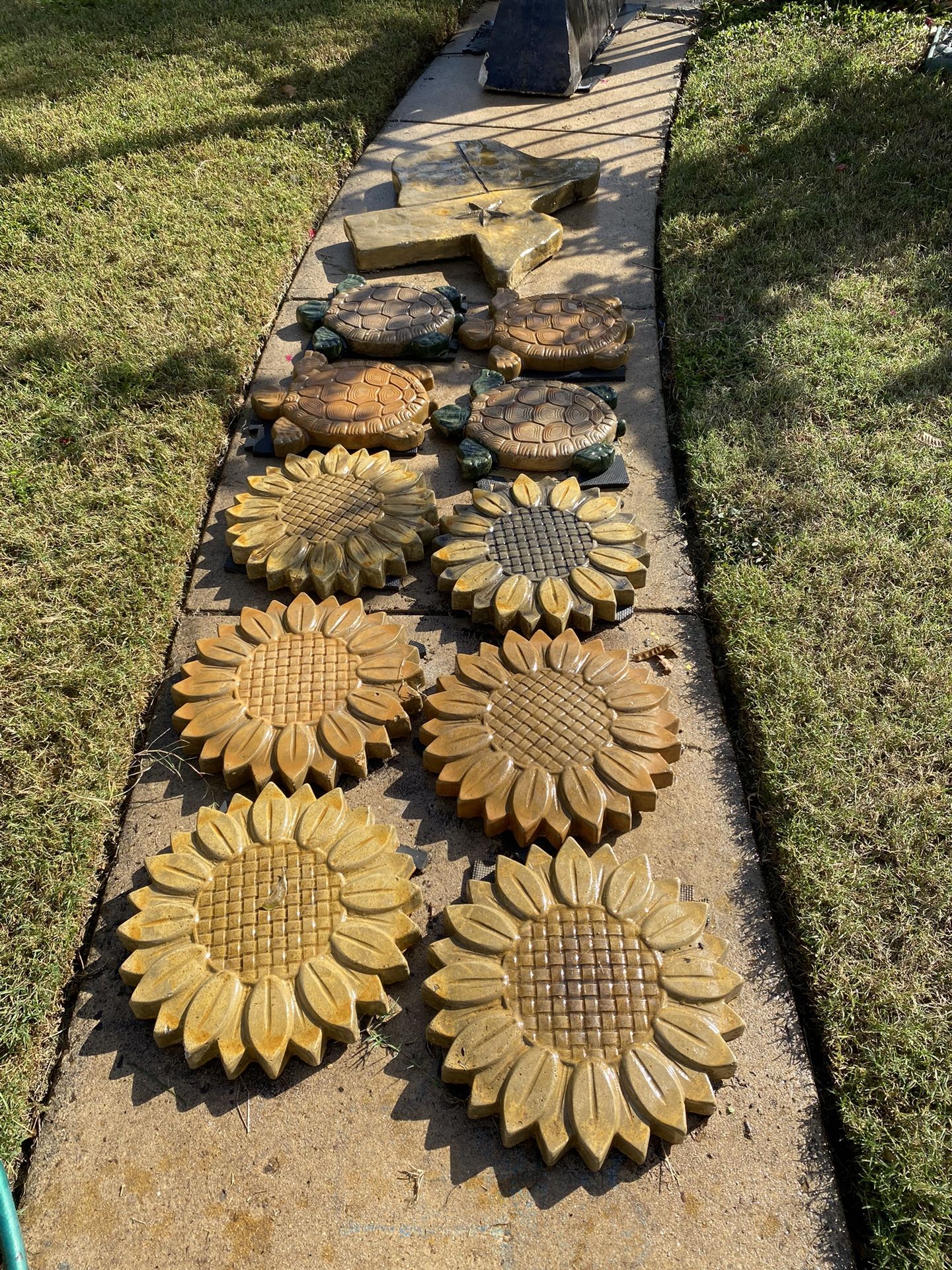 Stained Stepping Stones