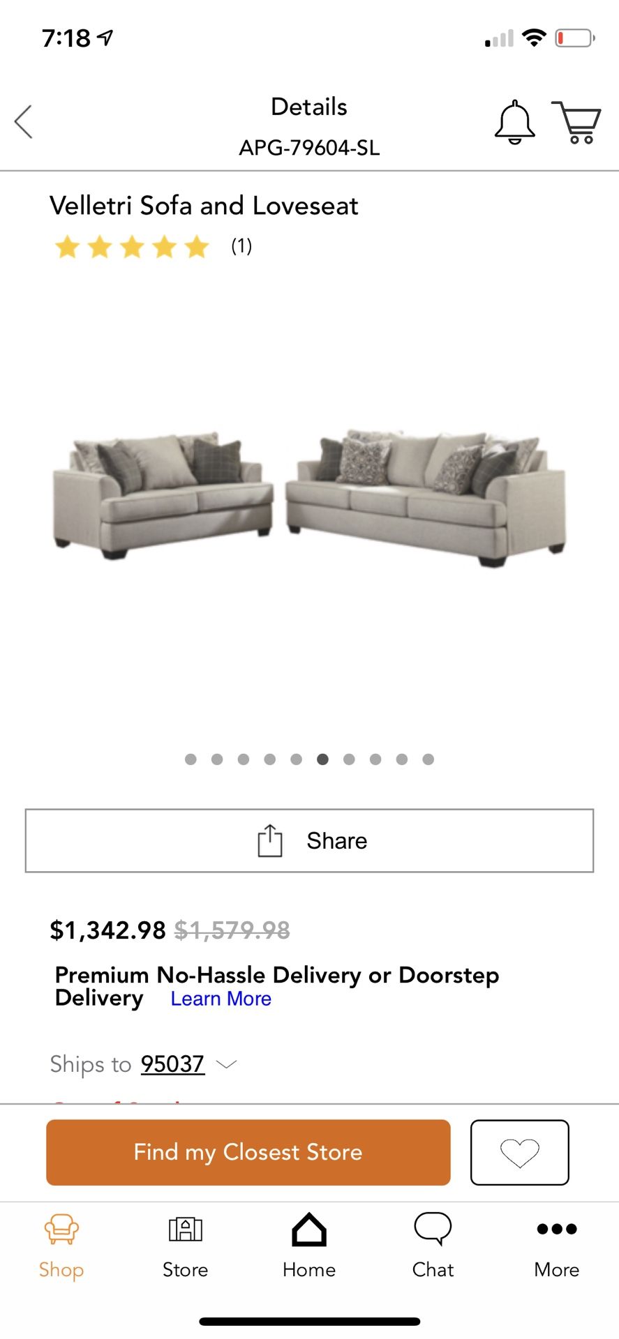 Couch, Love Seat, Coffee Table, End Tables, Lamps, And Rug