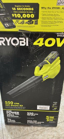 RYOBI 40V Blower Kit