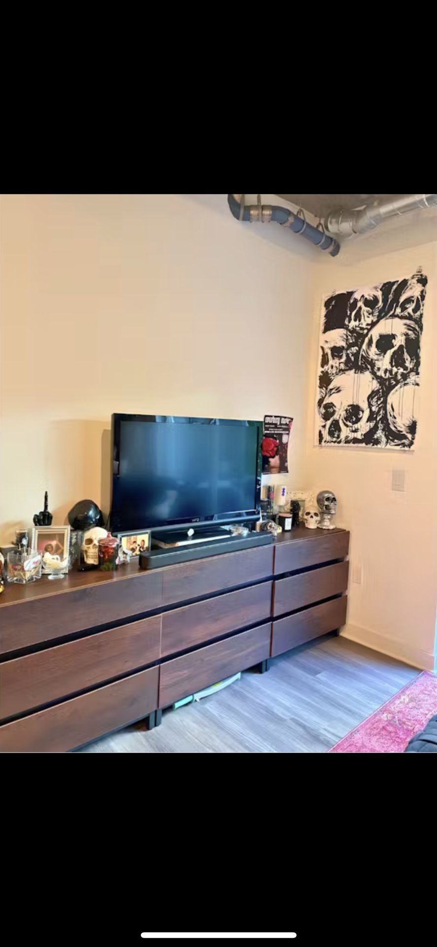 Dresser for Bedroom, Closet Organizers and Storage with 9 Drawers,Chest of Drawers with Metal Base