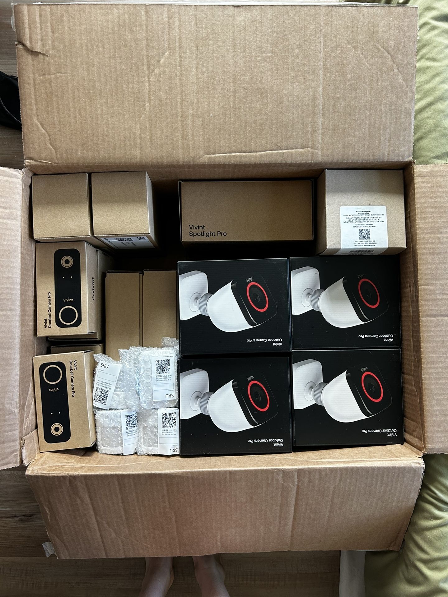 Vivint Sensors (glass/door/window/CO2)