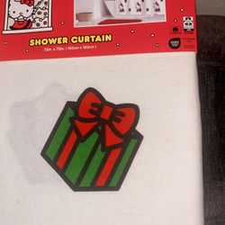 Hello Kitty Christmas Shower Curtain