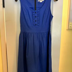 Kenzie Blue Dress With Black Accents Small