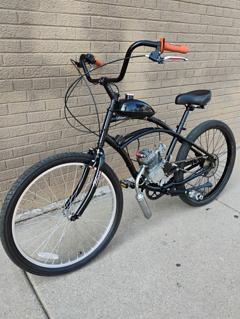 26" Hyper Single Speed 80cc Motorized Beach Cruiser
