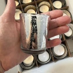 Silver Speckle Votives