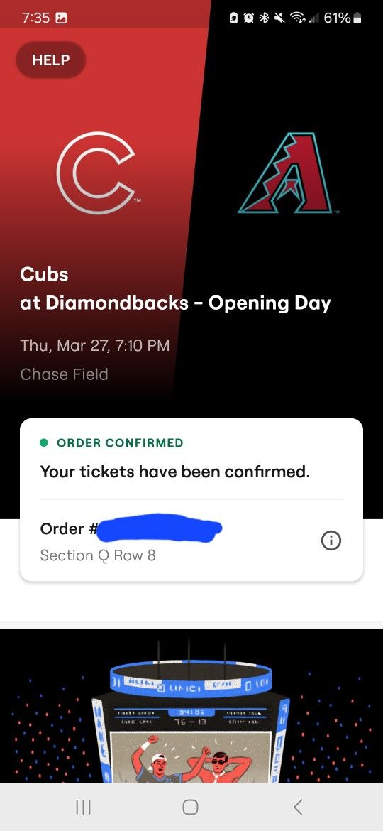 Baseball Opening Day Tickets