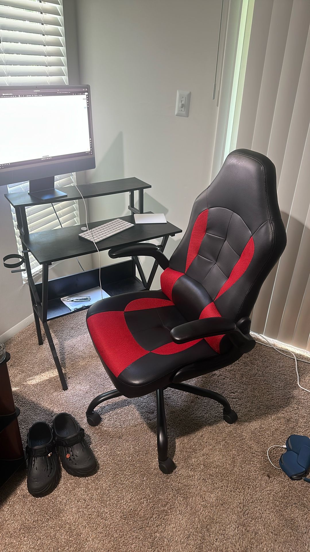 Computer Desk And Gaming Chair