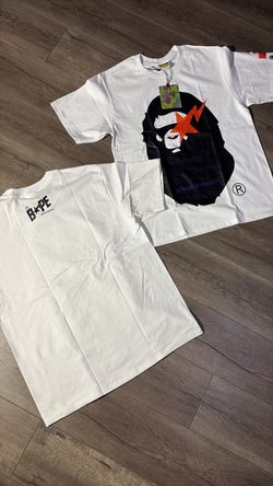 BAPE x Heron Preston White Graphic T-Shirt