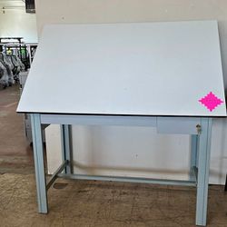 Used Drafting Table with Drawer