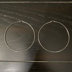 14k Solid Gold Hoop Earrings 