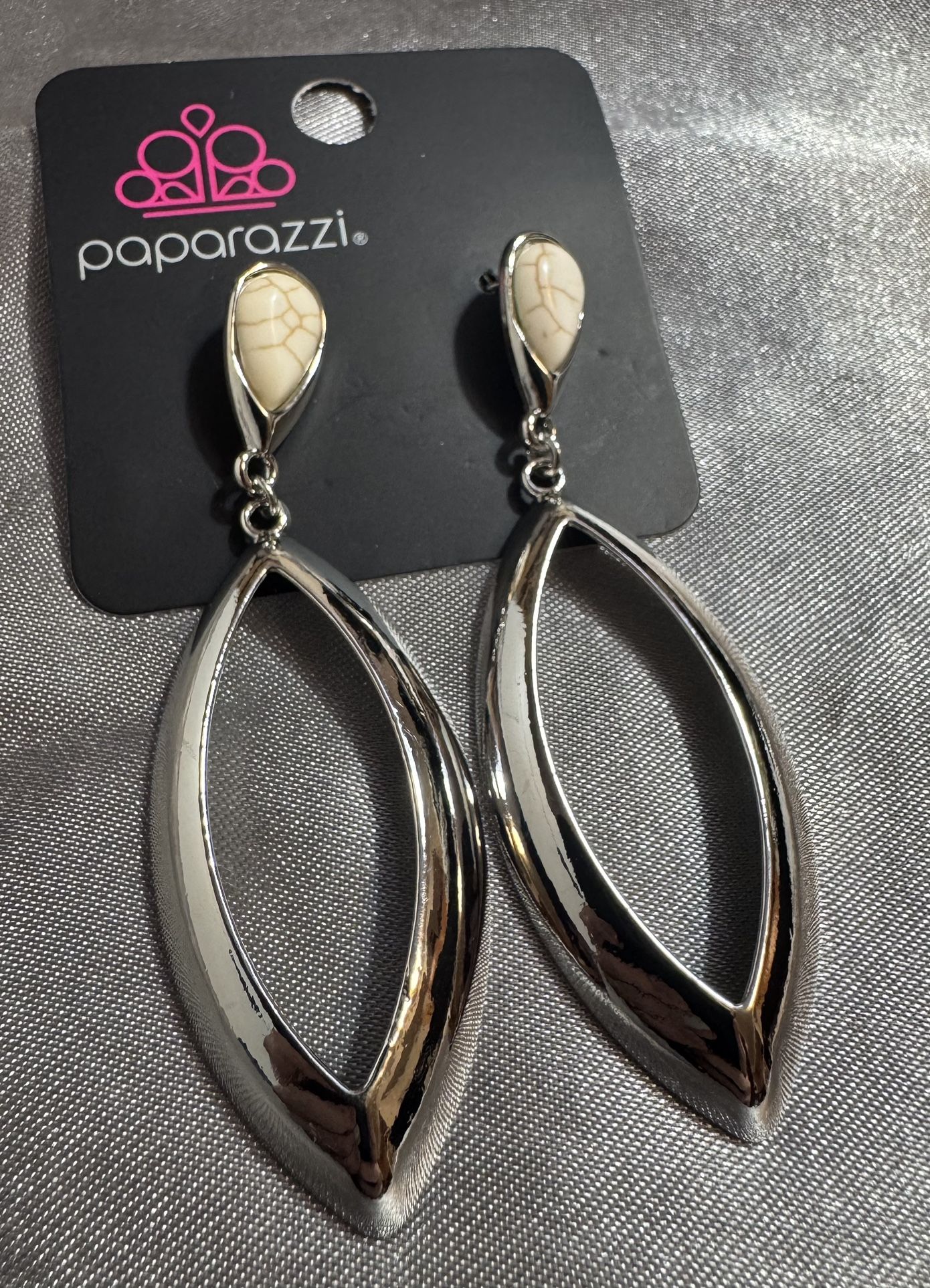Silver Teardrop Earrings