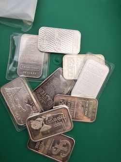 Mixed Better Silver Bar Lot