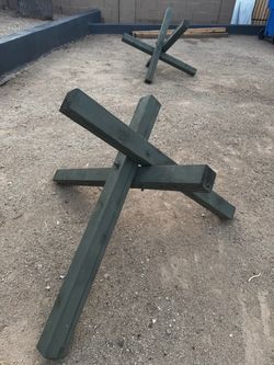 Tank Trap Shooting Barricades