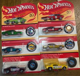 Hot Wheels 50th Anniversary Redline Club Set of 6