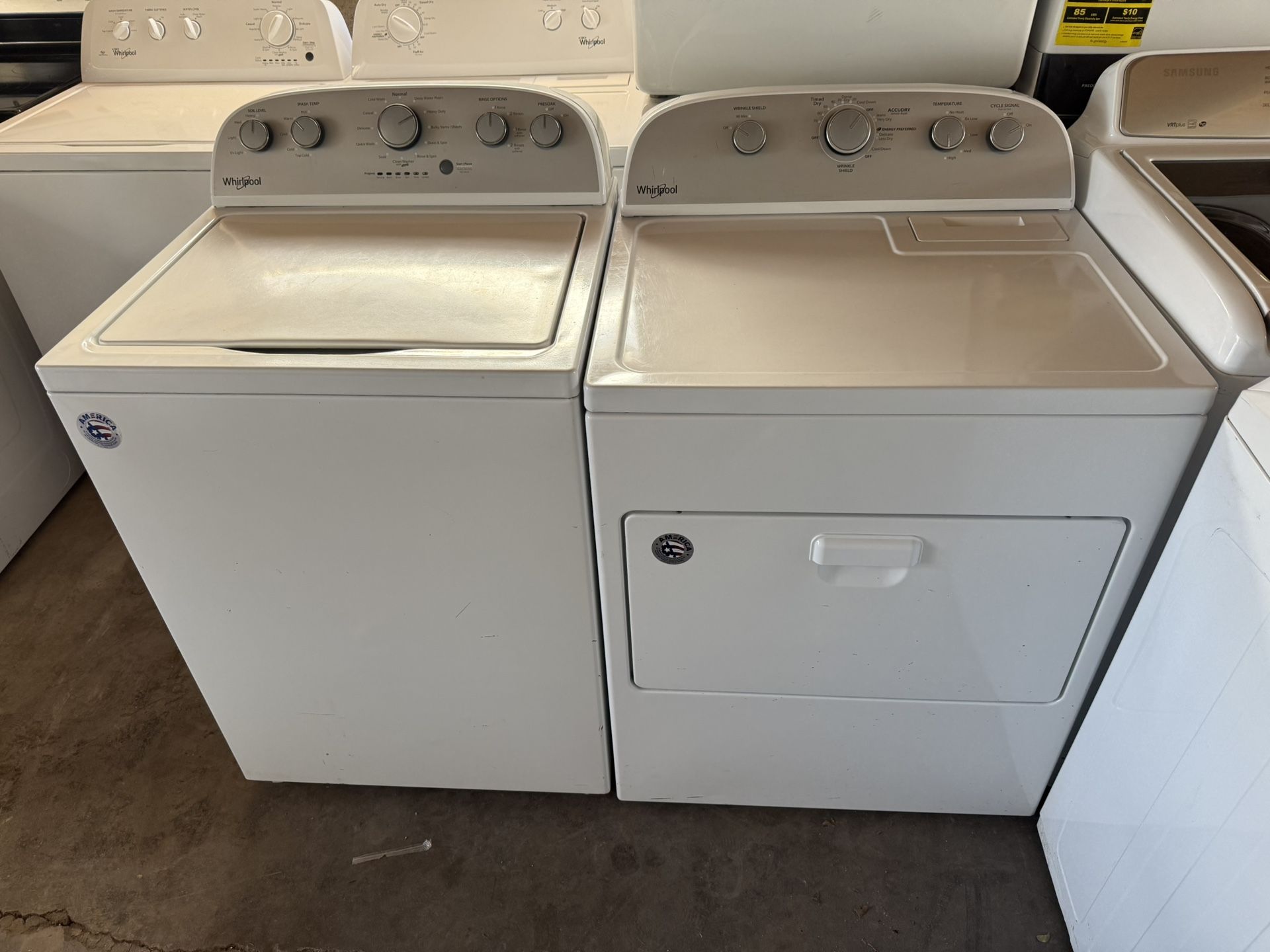 Whirlpool Washer And Electric Dryer He Large Capacity