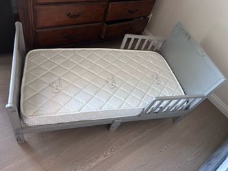 Gray Toddler bed frame