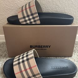 Burberry slides