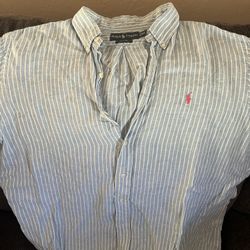 Polo Ralph Lauren Striped Button Up Collar Shirt