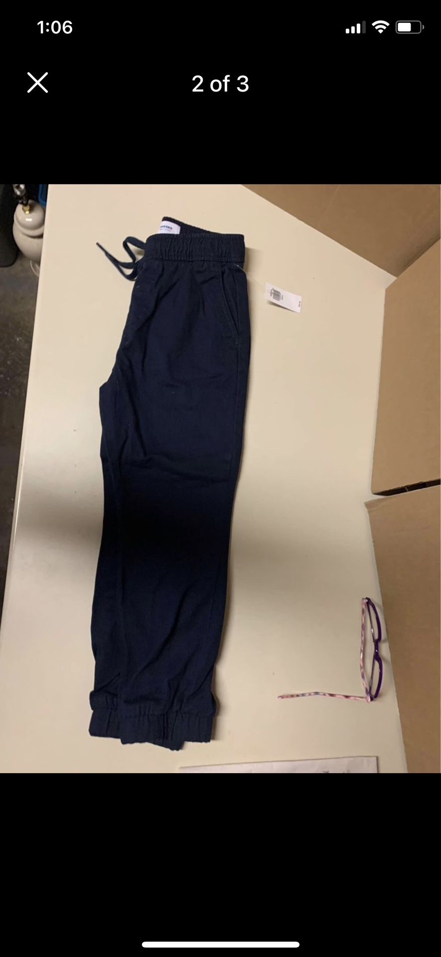 Kids Joggers-Navy Blue
