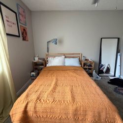 Full-sized IKEA bed frame 