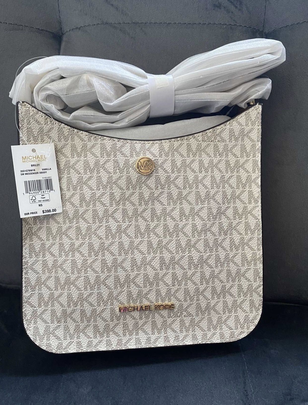 Michael Kors Small Briley Messenger Crossbody