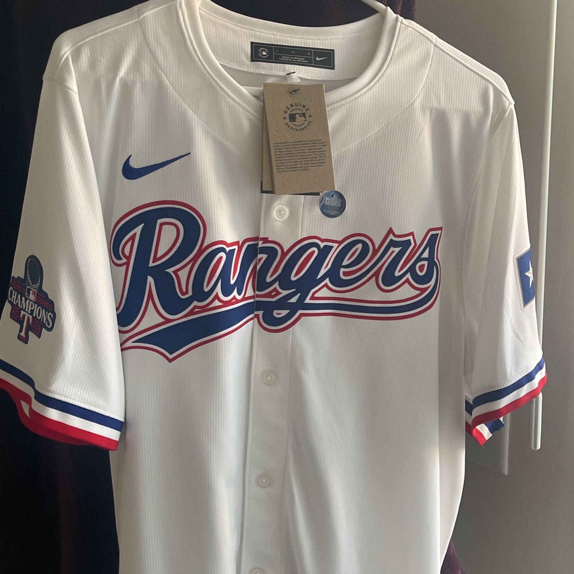 Rangers World Series Jersey