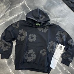 Denim Tears Mono Black Hoodie