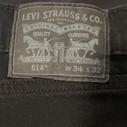 34x32 Levi’s Men’s 514 Straight Jeans