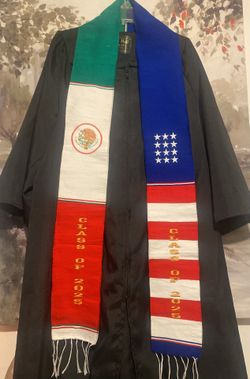 Mexico-USA, El Salvador-USA Class Of 2025 Graduation Sash 