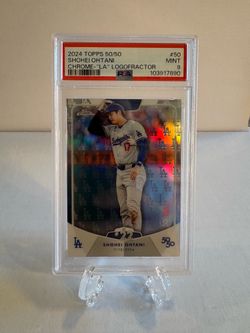 2024 Topps Chrome 50/50 - Shohei Ohtani #50 “LA” Logofractor /50 🔥Low Pop🔥
