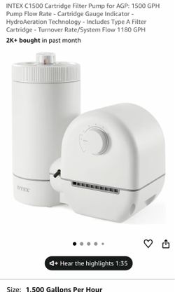 Intex pool pump
