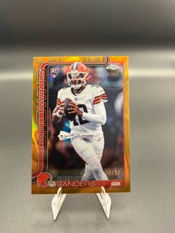 2025 Topps Chrome Shedeur Sanders /50