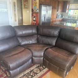 Free 3 Piece Couch Set (1  Piece Is A Recliner)