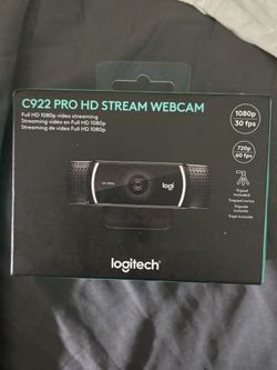 Logitech C922 Pro HD Stream Webcam – Crystal-Clear Streaming, Pro-Level Features