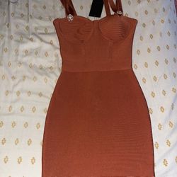 AKIRA “That Girl Is Posion” Corset Shape Midi Dress