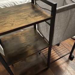 Rolling Utility Cart with Storage [LIKE NEW]