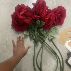 GIANT 3-FOOT RED ROSES FOR SALE – PERFECT FOR EVENTS, DECOR & PHOTO OPS!