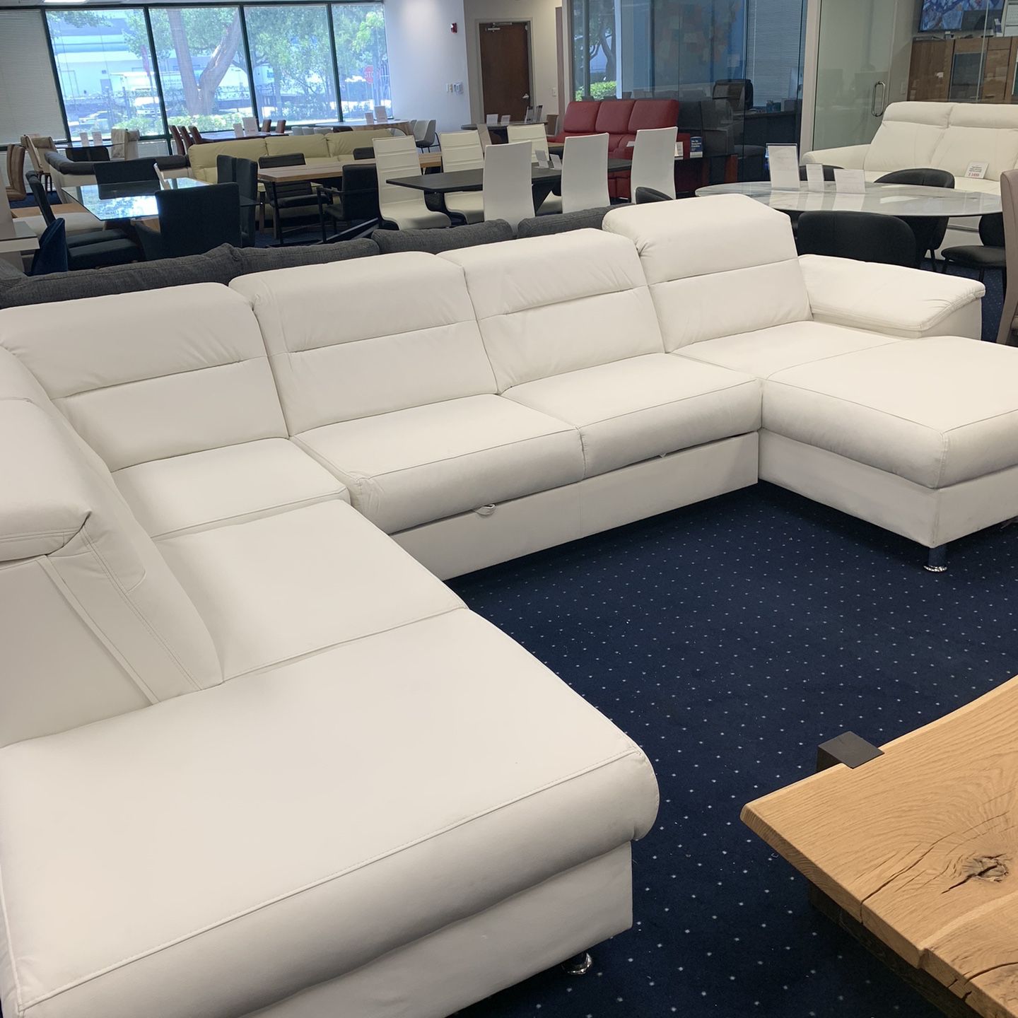 MODERN SECTIONAL SLEEPER WITH STORAGE $1120