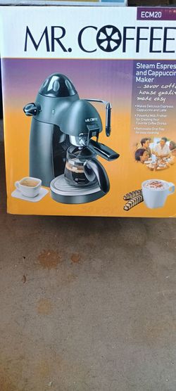 Mr coffee steam espresso and cappuccino maker