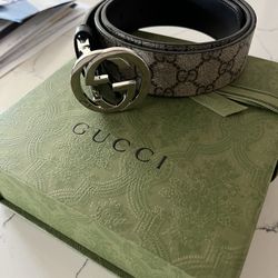 Reversible Gucci Belt Size 90