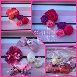 Baby Bow Hair Clips