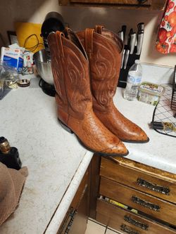 Tony lama ostrich boots 11EE size