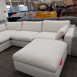 White Sectional 
