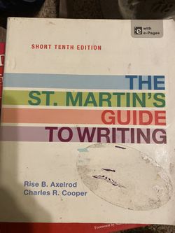 The Saint Martin’s guide to writing AVAILABLE